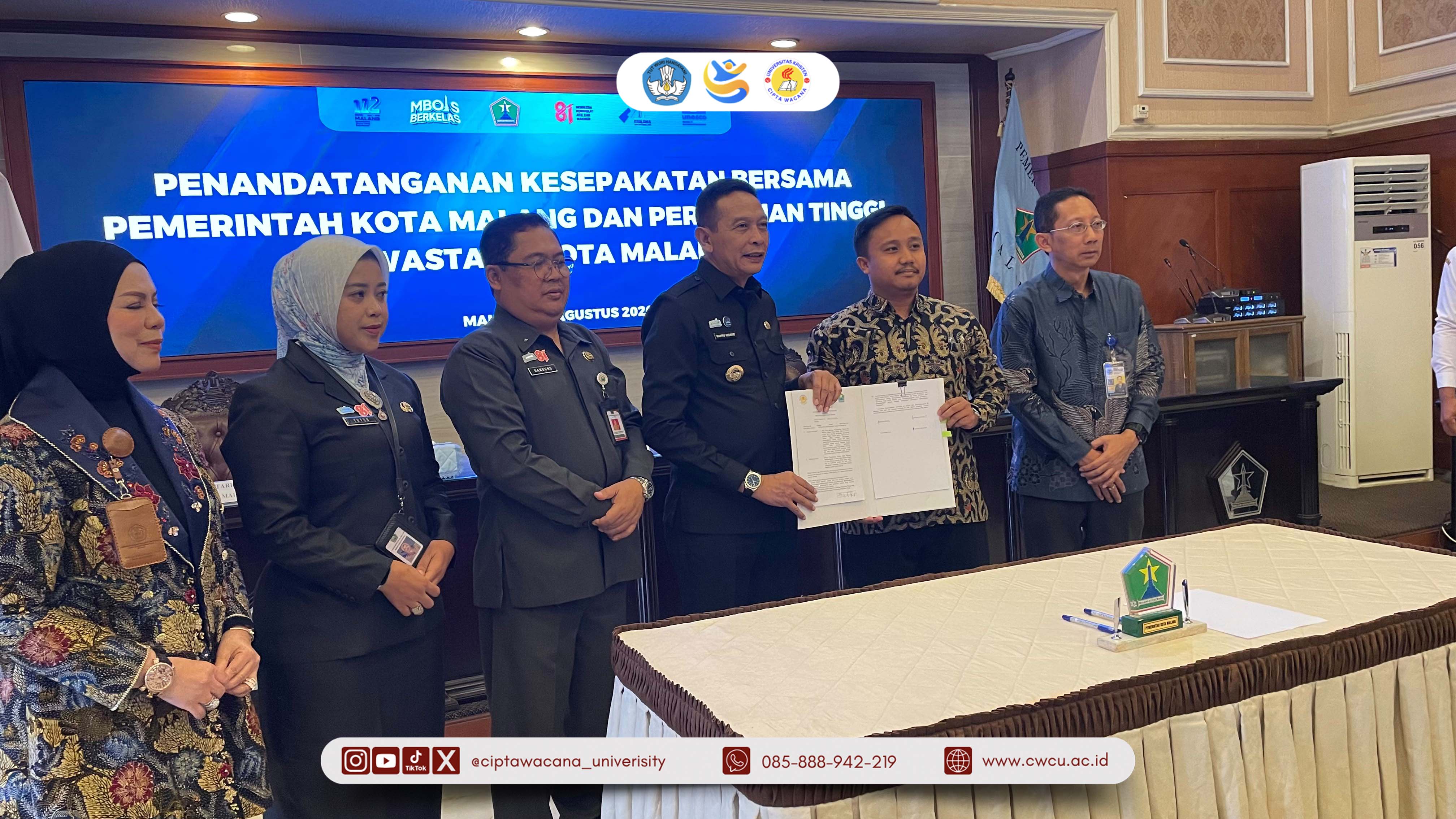 CWCU, Pemkot Malang, dan LLDIKTI Wilayah VII Perkuat Kolaborasi untuk Pembangunan Kota